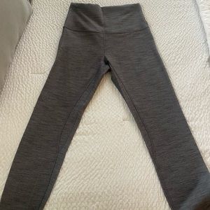 Gray Lululemon Leggings highwaist